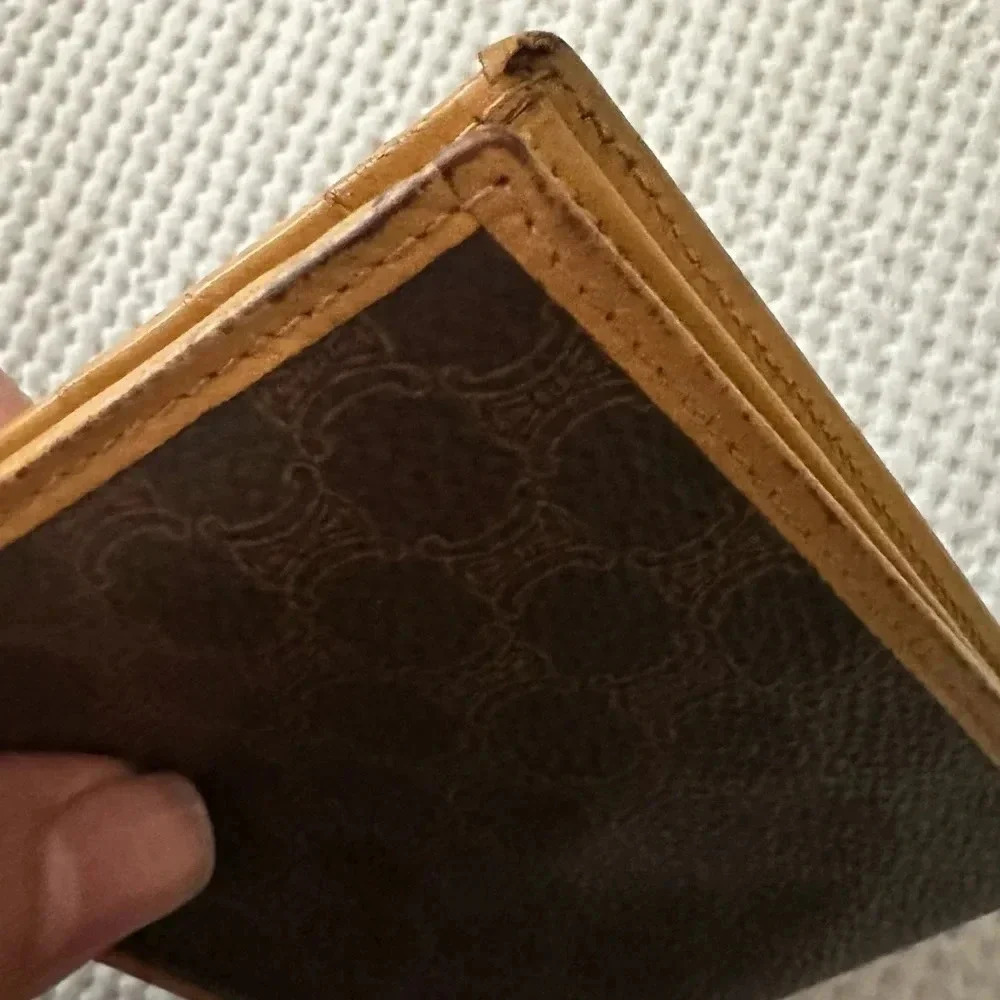 Celine Macadam Bi-Fold Wallet With Snappy Change … - image 6